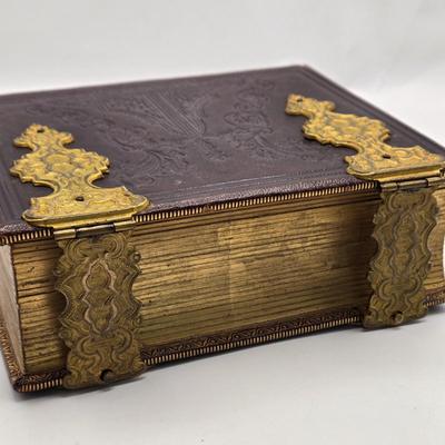 LOT 28: Two Antique Victorian Photo Albums