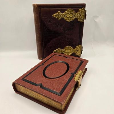 LOT 28: Two Antique Victorian Photo Albums