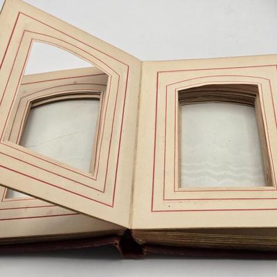 LOT 28: Two Antique Victorian Photo Albums