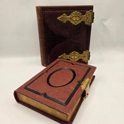 LOT 28: Two Antique Victorian Photo Albums