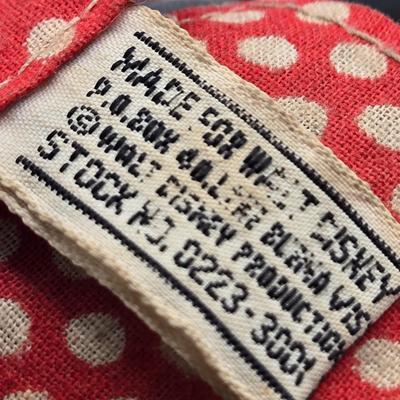 LOT 31: Everyone's Favorite Sweethearts! Vintage Material Panel, Vintage Minnie & Mickey Dolls, Easter & Valentine Cards,...