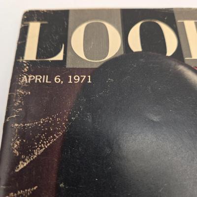 LOT 33: The Mouse, the Myth, the Legend: April 6, 1971 Look Magazine, Vintage Plastic Mickey Mouse Toy and Bank, Illco Wind-up Mickey...