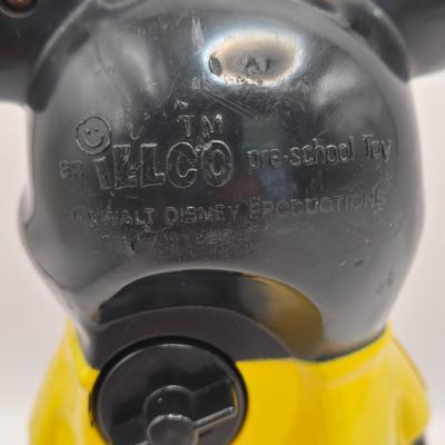 LOT 33: The Mouse, the Myth, the Legend: April 6, 1971 Look Magazine, Vintage Plastic Mickey Mouse Toy and Bank, Illco Wind-up Mickey...
