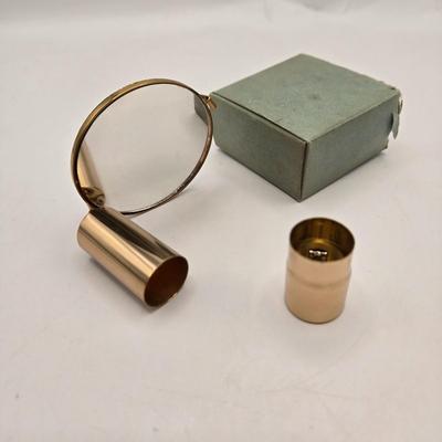 LOT 39: Vintage Stratton of London Compact, 2 Elgin American Compacts, Estee Lauder Compact, and Lipstick Compact