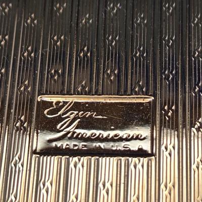 LOT 39: Vintage Stratton of London Compact, 2 Elgin American Compacts, Estee Lauder Compact, and Lipstick Compact