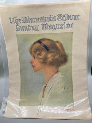 LOT 102: Three Antique Copies of The Minneapolis Tribune Sunday Magazine