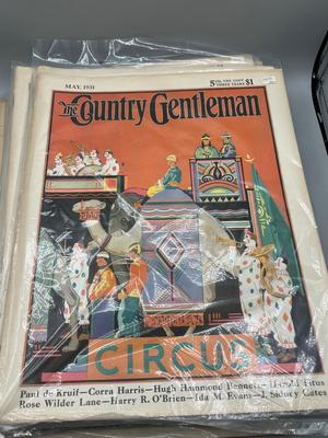 LOT 104: Antique and Vintage Country Gentleman Magazine Copies