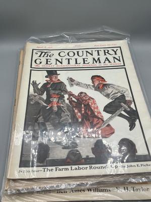 LOT 104: Antique and Vintage Country Gentleman Magazine Copies