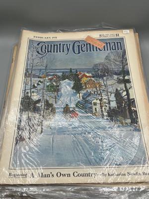 LOT 104: Antique and Vintage Country Gentleman Magazine Copies