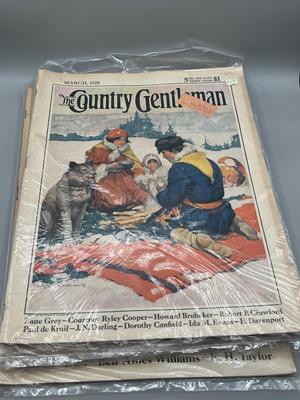 LOT 104: Antique and Vintage Country Gentleman Magazine Copies