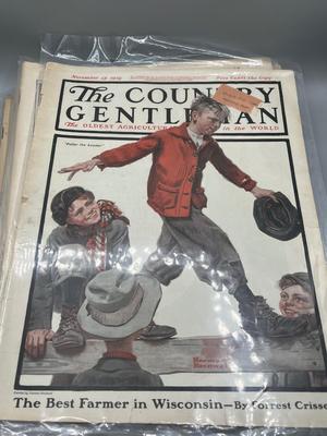 LOT 104: Antique and Vintage Country Gentleman Magazine Copies