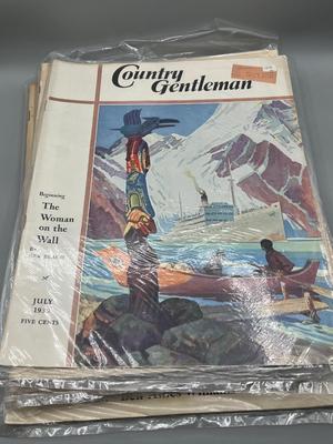 LOT 104: Antique and Vintage Country Gentleman Magazine Copies