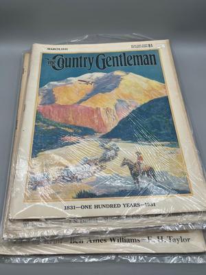 LOT 104: Antique and Vintage Country Gentleman Magazine Copies
