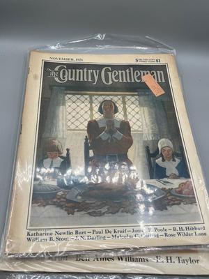LOT 104: Antique and Vintage Country Gentleman Magazine Copies