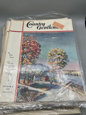 LOT 104: Antique and Vintage Country Gentleman Magazine Copies