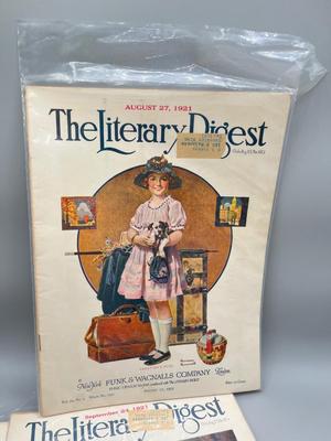 LOT 106: Antique Copies of Literary Digest