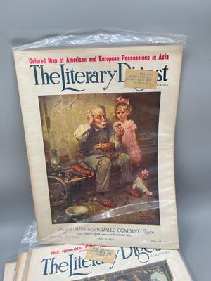 LOT 106: Antique Copies of Literary Digest