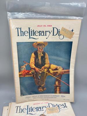 LOT 106: Antique Copies of Literary Digest