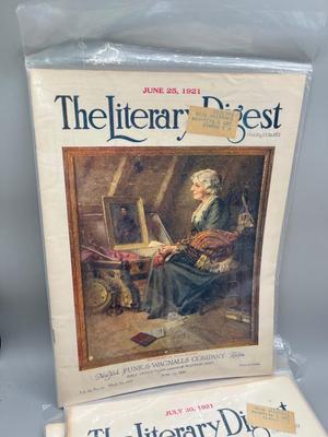 LOT 106: Antique Copies of Literary Digest