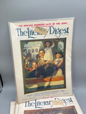 LOT 106: Antique Copies of Literary Digest