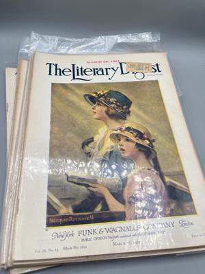 LOT 106: Antique Copies of Literary Digest