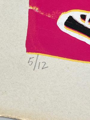 LOT 107: Artist-Signed Numbered Print