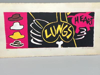 LOT 107: Artist-Signed Numbered Print
