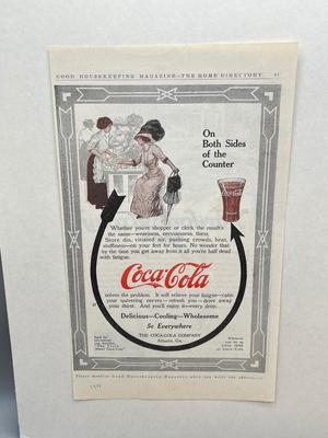 LOT 108: Antique Coca-Cola Magazine Advertisements