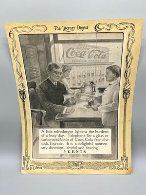 LOT 108: Antique Coca-Cola Magazine Advertisements