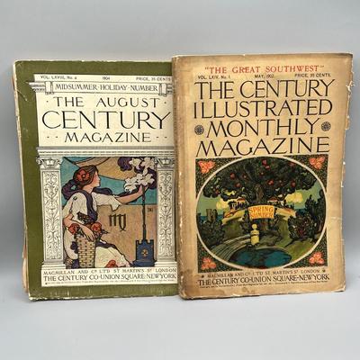 LOT 109: Antique Copies of Century Magazine