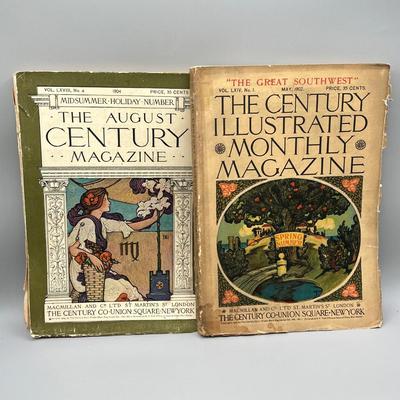LOT 109: Antique Copies of Century Magazine