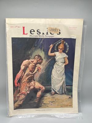 LOT 111: Antique Leslie's Magazine Copies - Uncle Sam and More