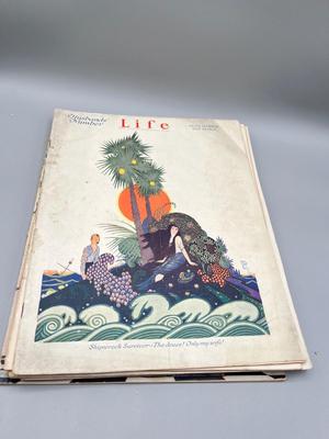 LOT 114: Antique Life Magazine Copies- (As Old as 1887)