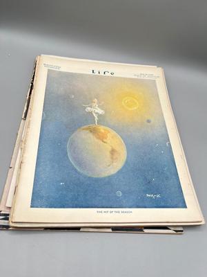 LOT 114: Antique Life Magazine Copies- (As Old as 1887)