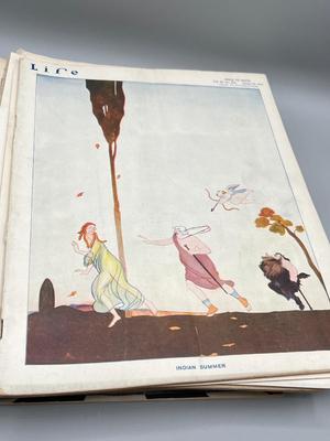 LOT 114: Antique Life Magazine Copies- (As Old as 1887)