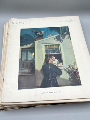 LOT 114: Antique Life Magazine Copies- (As Old as 1887)