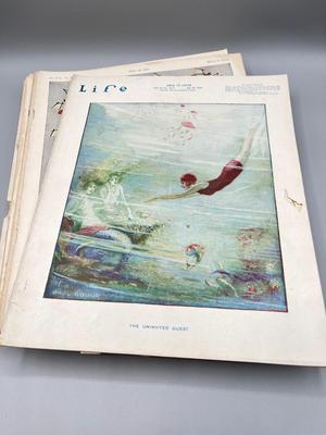 LOT 114: Antique Life Magazine Copies- (As Old as 1887)