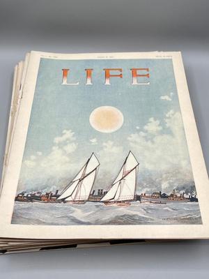 LOT 114: Antique Life Magazine Copies- (As Old as 1887)