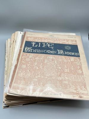 LOT 114: Antique Life Magazine Copies- (As Old as 1887)