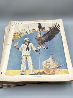 LOT 114: Antique Life Magazine Copies- (As Old as 1887)
