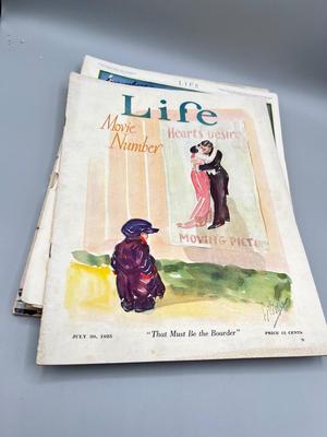 LOT 114: Antique Life Magazine Copies- (As Old as 1887)