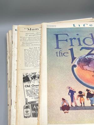 LOT 114: Antique Life Magazine Copies- (As Old as 1887)