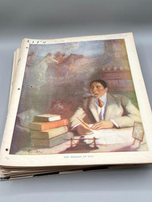LOT 114: Antique Life Magazine Copies- (As Old as 1887)