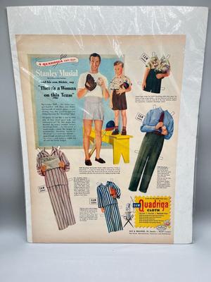 LOT 115: Vintage Paper Doll Advertisements and More