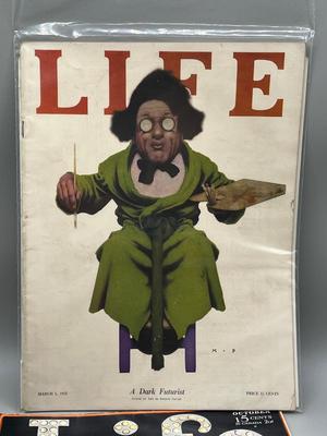 LOT 116: Antique / Vintage Life Magazine Cover and Copies - Maxfield Parrish Art and More