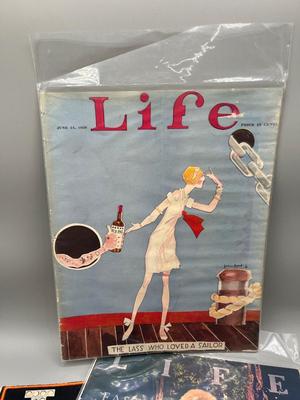 LOT 116: Antique / Vintage Life Magazine Cover and Copies - Maxfield Parrish Art and More