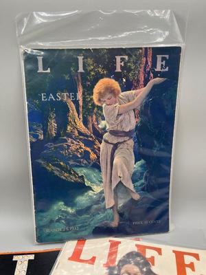 LOT 116: Antique / Vintage Life Magazine Cover and Copies - Maxfield Parrish Art and More