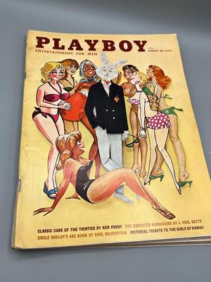 LOT 117: Vintage 1960s Playboy Magazine Copies