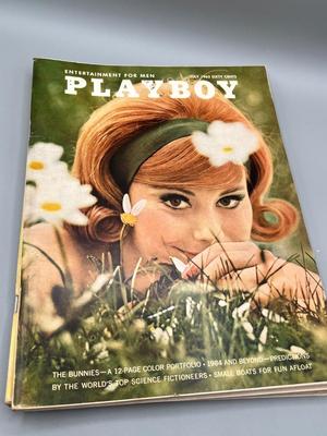 LOT 117: Vintage 1960s Playboy Magazine Copies