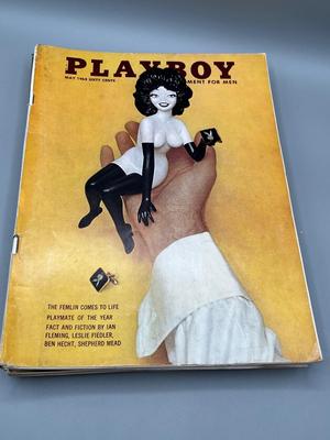 LOT 117: Vintage 1960s Playboy Magazine Copies